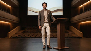 Italian dress shoes for stage and public speaking