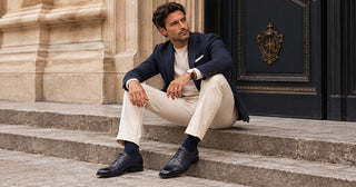 Best navy Italian dress shoes for men