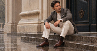 Can Italian leather shoes get wet in the rain?