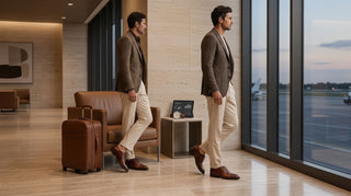 Alligator dress shoes for luxury business travel