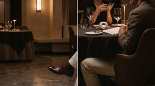 Italian dress shoes for first dates at upscale restaurants