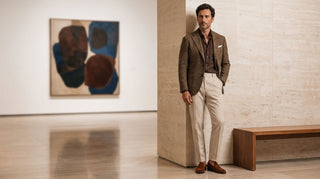 Italian loafers for museum and gallery openings