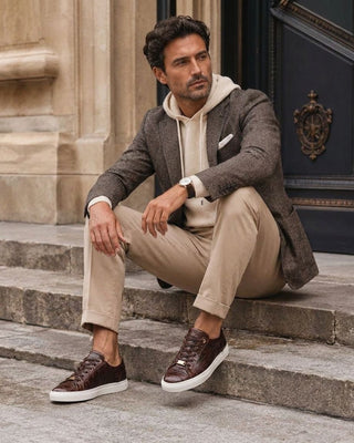 Exotic skin sneakers for streetwear looks