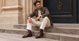 Italian dress boots for men with wide calves
