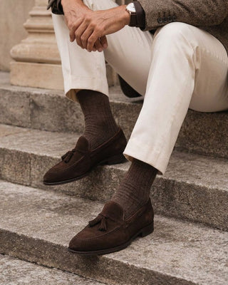 Suede loafers for fall and winter wear