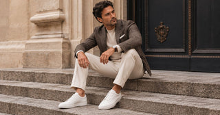 Best white Italian leather sneakers for men