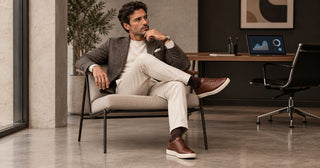 Italian sneakers for casual Friday at a startup
