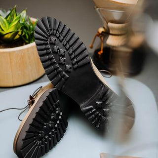 Zelli Italia Campo Men's Shoes Oak Wax Finish Goat-Skin Suede Derby (ZEL1041)