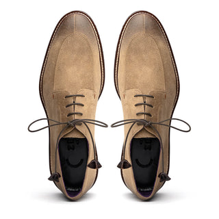 Zelli Italia Campo Men's Shoes Oak Wax Finish Goat-Skin Suede Derby (ZEL1041)