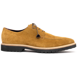 Zelli Italia Campo Men's Shoes Tobacco Goat-Skin Suede Derby (ZEL1042)