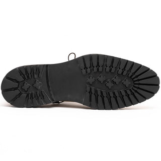 Zelli Italia Campo Men's Shoes Tobacco Goat-Skin Suede Derby (ZEL1042)