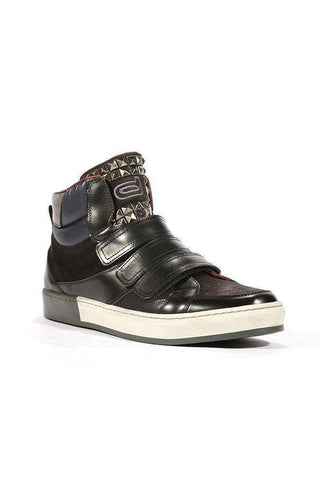 Dico by Corvari Mens Dover Grigio Gray Zippered High-Top Sneakers (COR1015)