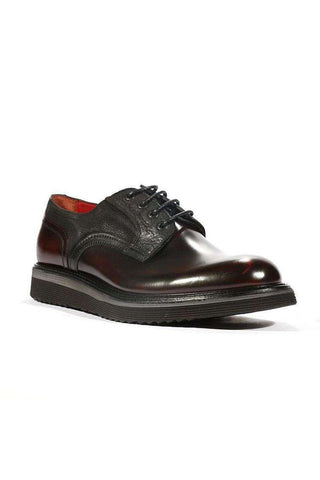 Corvari Men's Dover Rosso Red Oxfords (COR1014)