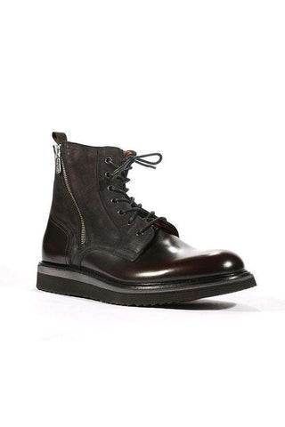Corvari Men's Dover Bordo Burgundy High-Top Boots (COR1013)