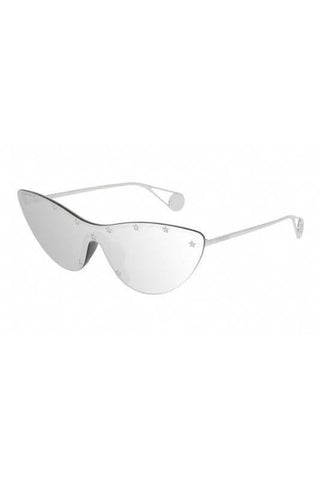 Gucci GG0666S Sunglasses Silver / Mirrored Silver (S)