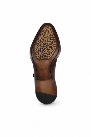 Ambrogio 21296 Leather Single Monk-Strap-AmbrogioShoes