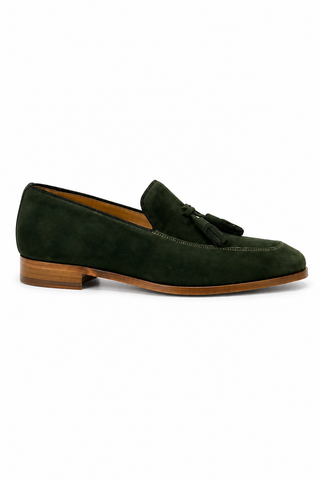 Ambrogio 9899 Suede Tassel Loafers-AmbrogioShoes
