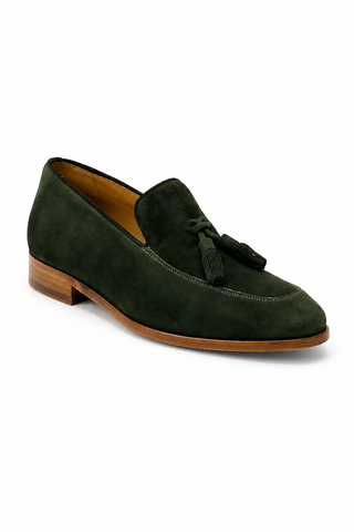 Ambrogio 9899 Suede Tassel Loafers-AmbrogioShoes