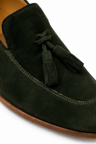 Ambrogio 9899 Suede Tassel Loafers-AmbrogioShoes