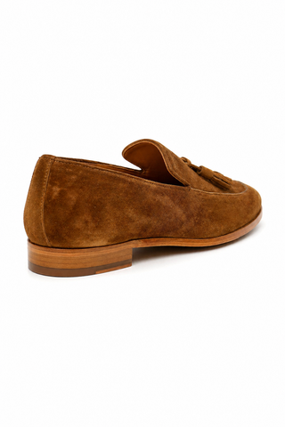 Ambrogio 9899 Suede Tassel Loafers-AmbrogioShoes
