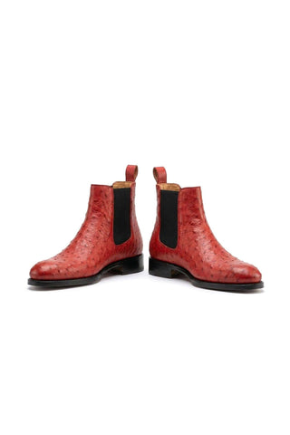 Ambrogio Anthony Ostrich Chelsea Boot