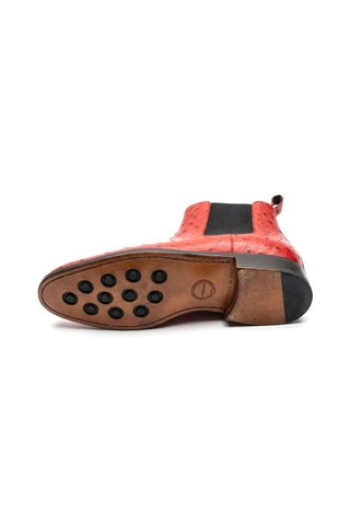 Ambrogio Anthony Ostrich Chelsea Boot