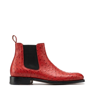 Ambrogio Anthony Ostrich Skin Chelsea Boot-AmbrogioShoes