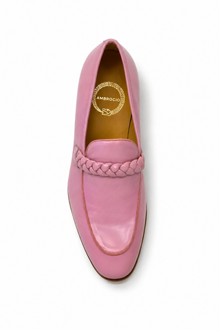 Ambrogio Braided Nappa Loafer-AmbrogioShoes