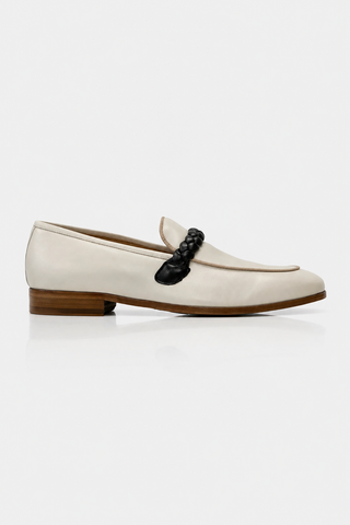 Ambrogio Braided Nappa Loafer-AmbrogioShoes