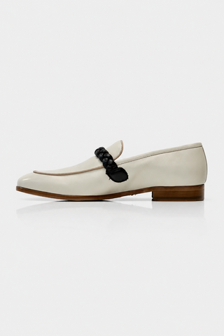 Ambrogio Braided Nappa Loafer-AmbrogioShoes