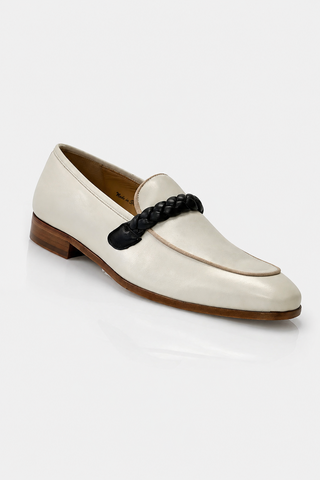 Ambrogio Braided Nappa Loafer-AmbrogioShoes