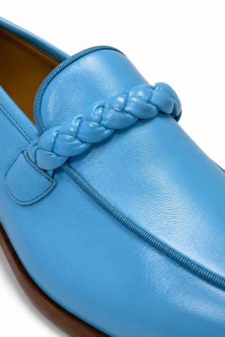 Ambrogio Braided Nappa Loafer-AmbrogioShoes
