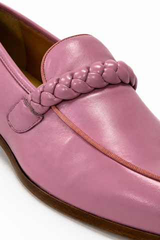 Ambrogio Braided Nappa Loafer-AmbrogioShoes