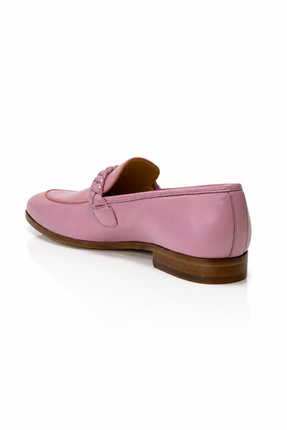 Braided Nappa Loafer-Dellamoda
