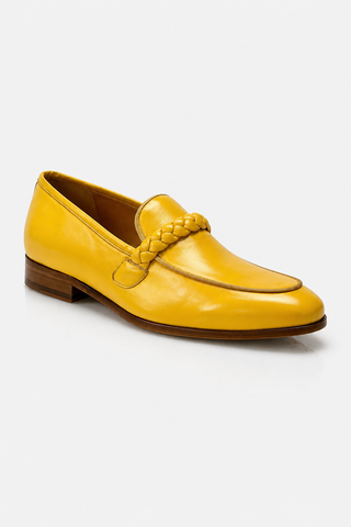 Braided Nappa Loafer-Dellamoda