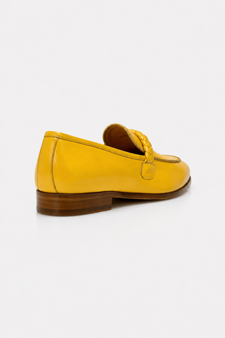 Braided Nappa Loafer-Dellamoda