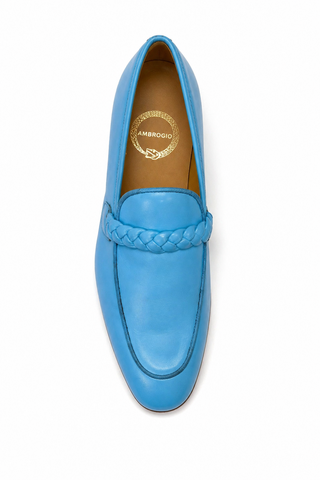 Braided Nappa Loafer-Dellamoda