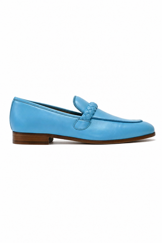 Ambrogio Braided Nappa Loafer-AmbrogioShoes