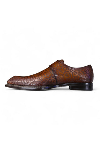 Ambrogio Calf-Skin Leather Single Monk Strap (AMZ1018)-AmbrogioShoes