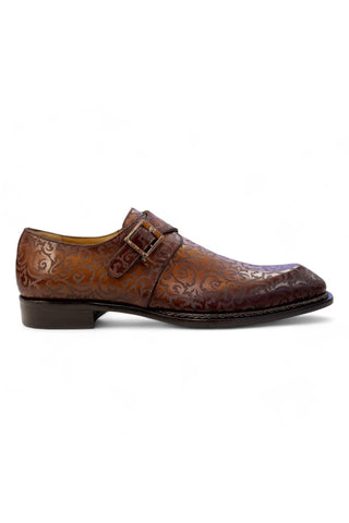 Ambrogio Calf-Skin Leather Single Monk Strap (AMZ1018)-AmbrogioShoes