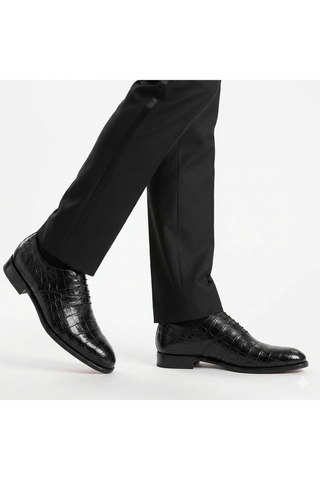 "Cyrus" Alligator Oxford-Dellamoda