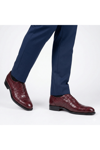Ambrogio "Cyrus" Alligator Wholecut Oxford-AmbrogioShoes