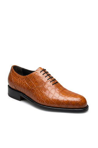 Ambrogio "Cyrus" Alligator Wholecut Oxford-AmbrogioShoes
