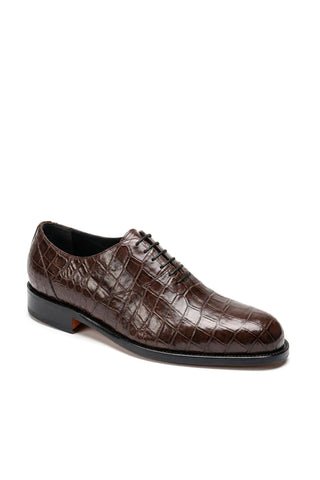 Ambrogio "Cyrus" Alligator Wholecut Oxford-AmbrogioShoes