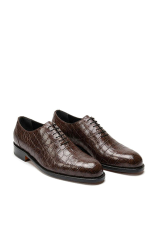 Ambrogio "Cyrus" Alligator Wholecut Oxford-AmbrogioShoes