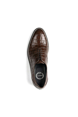 Ambrogio "Cyrus" Alligator Wholecut Oxford-AmbrogioShoes