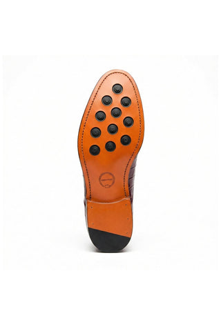 Ambrogio "Cyrus" Alligator Wholecut Oxford-AmbrogioShoes