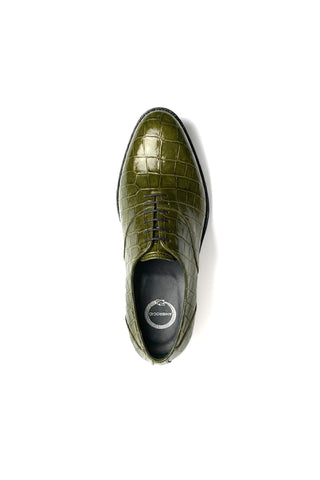 Ambrogio "Cyrus" Alligator Wholecut Oxford-AmbrogioShoes