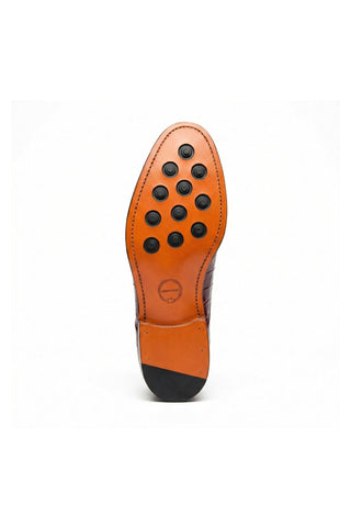 Ambrogio "Cyrus" Alligator Wholecut Oxford-AmbrogioShoes
