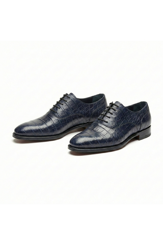 Ambrogio "Cyrus" Alligator Wholecut Oxford-AmbrogioShoes